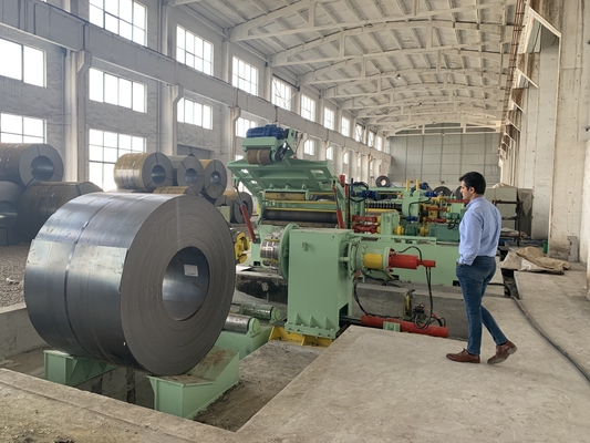 MA-(1~6) ×1600mm স্টিল কয়েল স্লিটিং লাইন সহ 132KW কয়েল সর্বোচ্চ 30T স্লিটিং গতি 60-100M/মিনিট