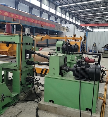 Q235 ইস্পাত কয়েল স্লিটিং মেশিন 380KW উচ্চ নির্ভুলতা স্লিটিং মেশিন